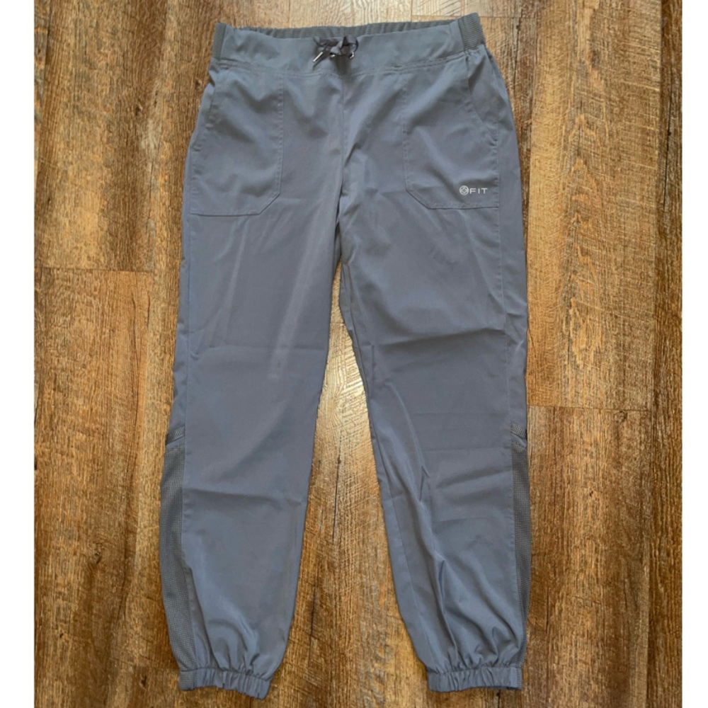 White Cross Fit Jogger Scrubs